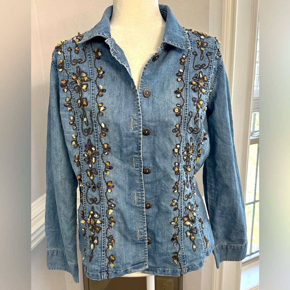 Vintage 80s Chico's Denim Jacket